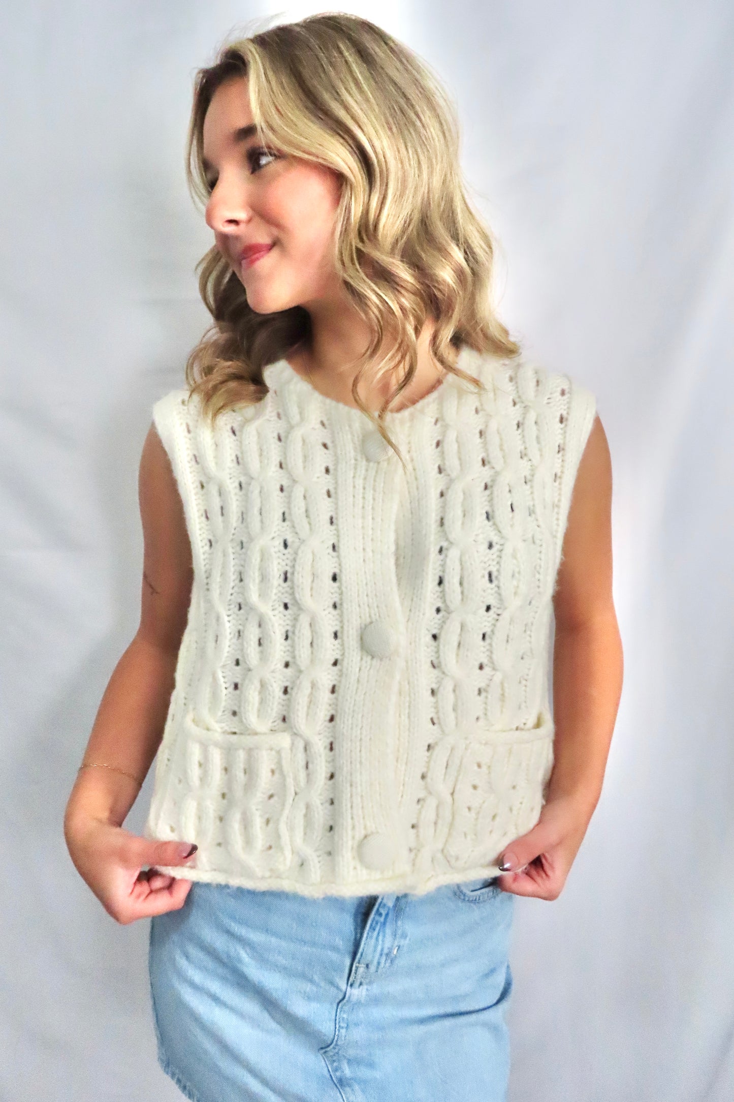 Frosted Sweater Vest