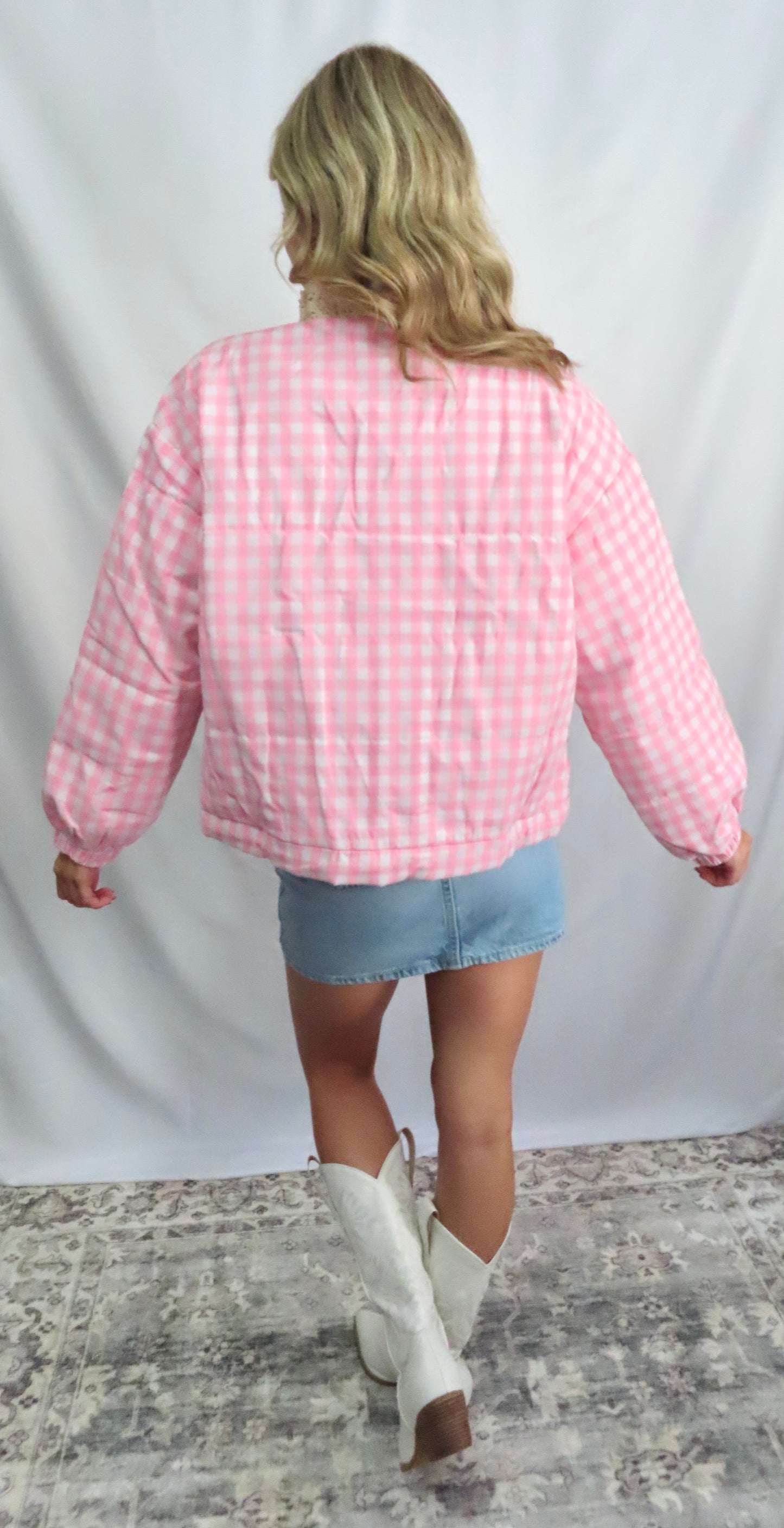 Button Up Puffy Jacket