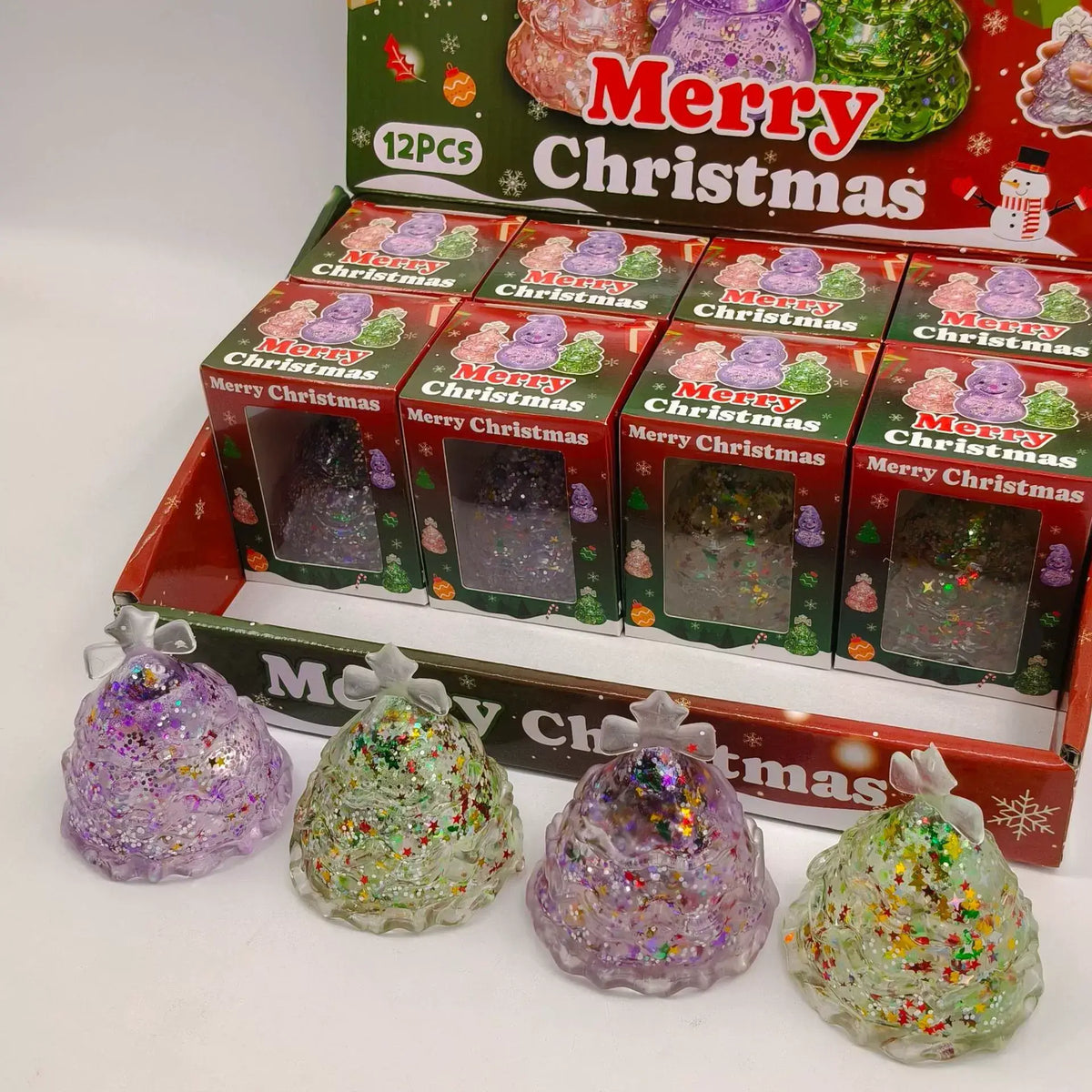 Glitter Christmas Tree Maltose Stress Relief Squishy Toy