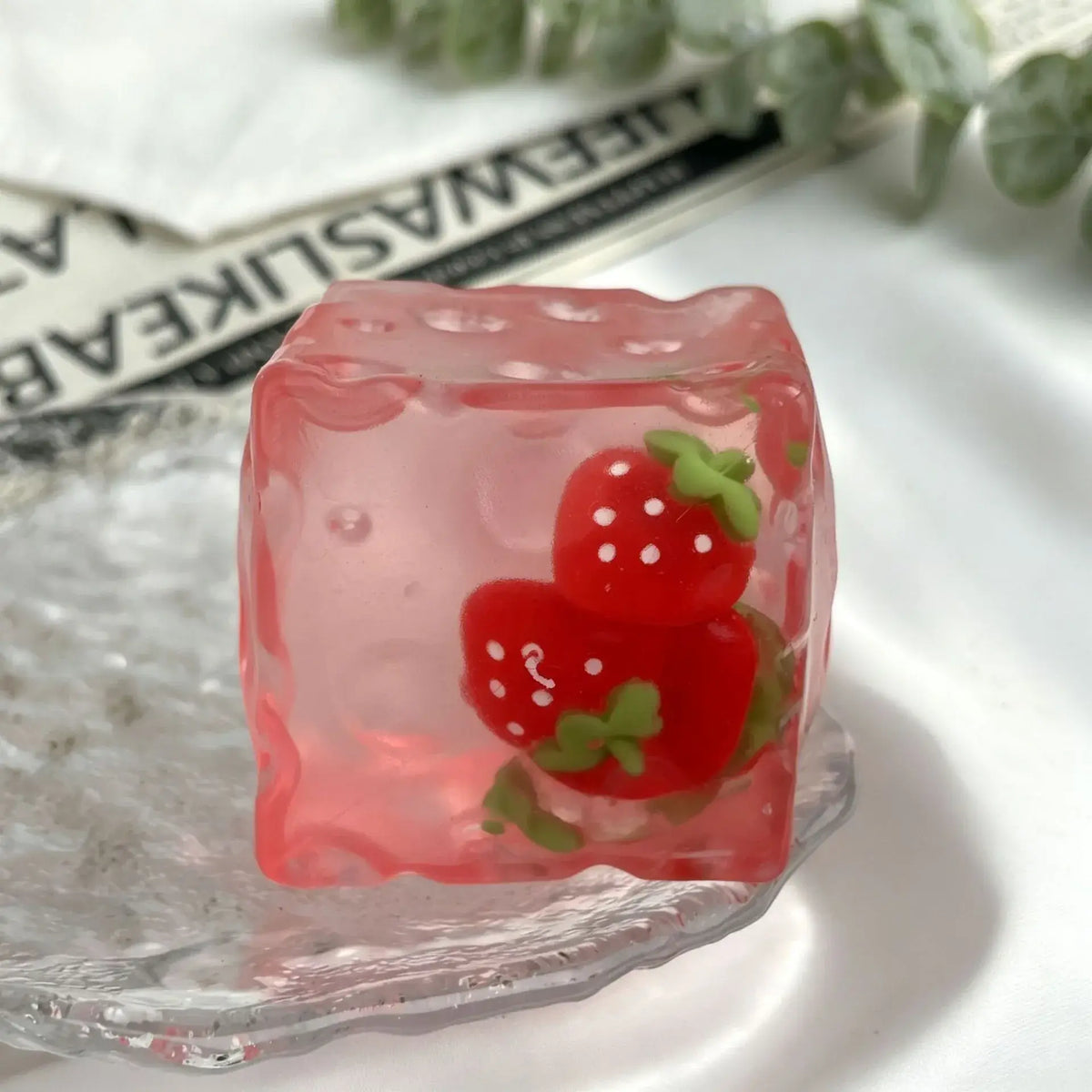 Cute Fruit Cheese Squishy Stress Relief Toy