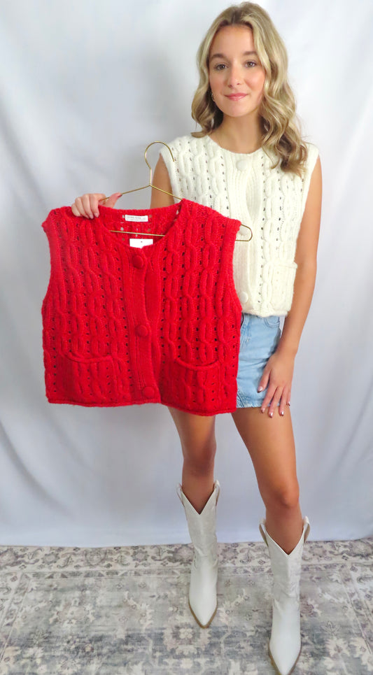 Frosted Sweater Vest