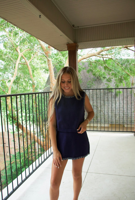 The Navy Stitch Set